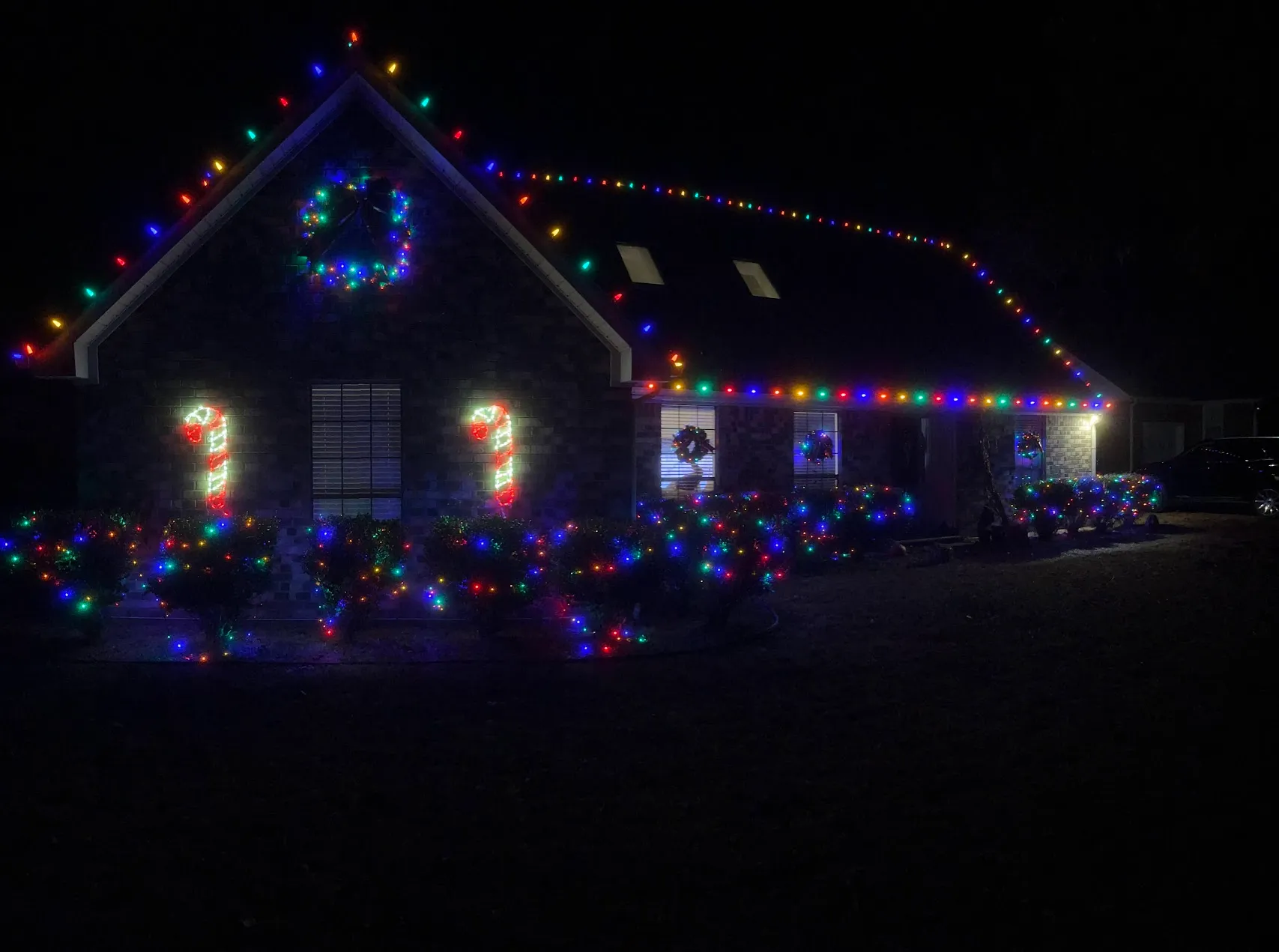 Christmas lights by HoneyBee in the Shoals